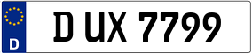 Truck License Plate